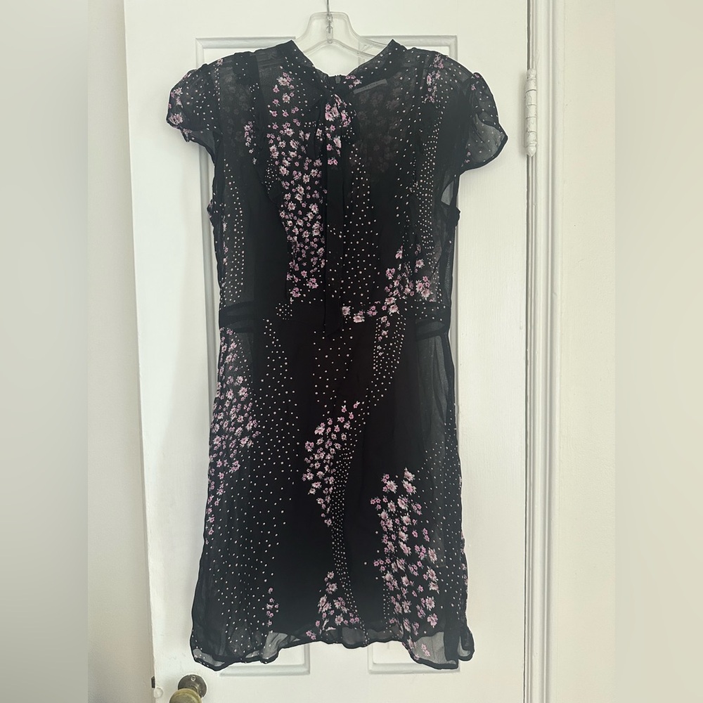 iBLUES Black Pink Floral Dress